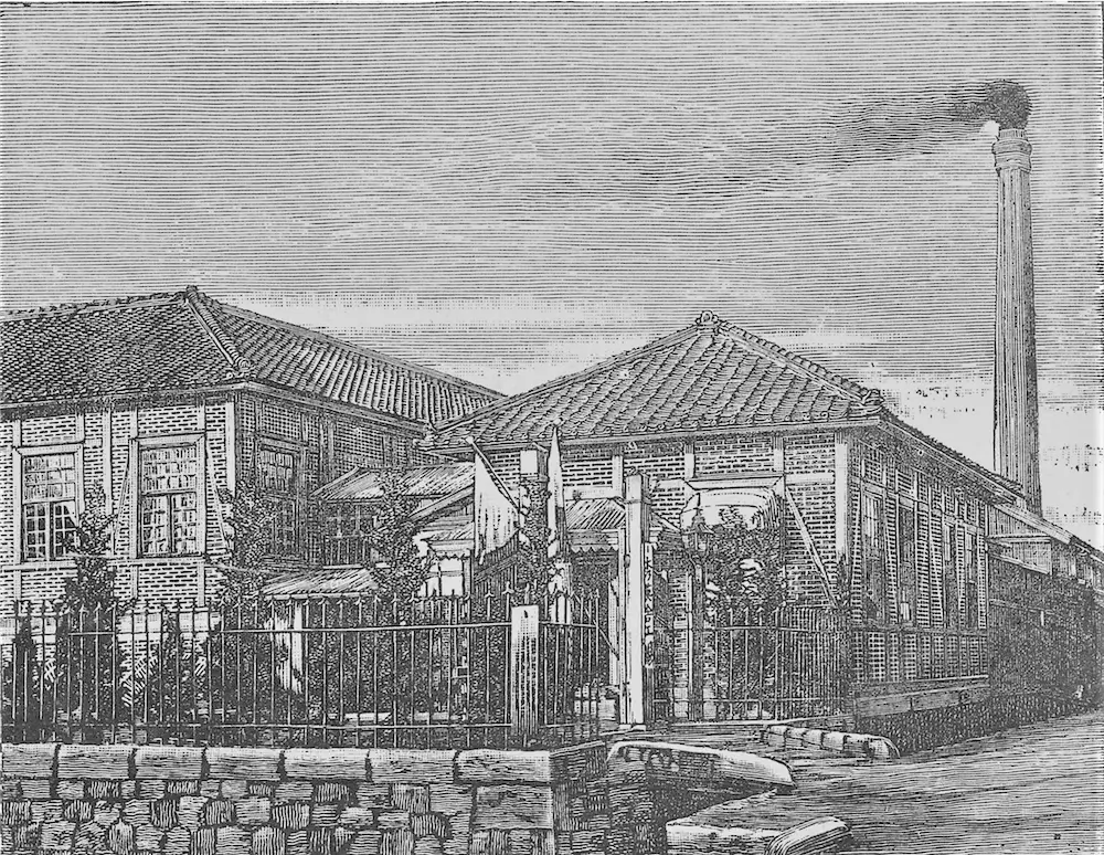 東京・市谷の「第一工場」（1890年頃）