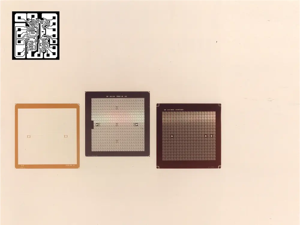 トランジスタ用蒸着マスクの図柄・半導体用フォトマスク