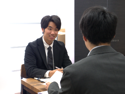 ご担当者の取材中の様子