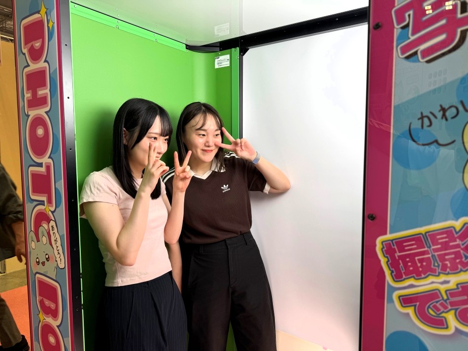 写Goo！で撮影する様子