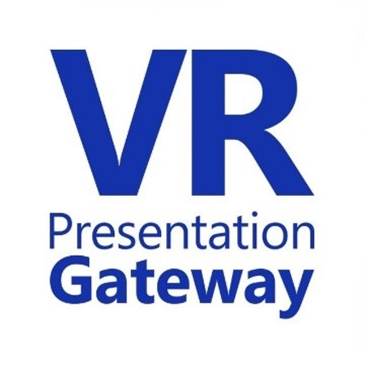 DNP バーチャルエクスペリエンス VR プレゼンゲートウェイのロゴサイン