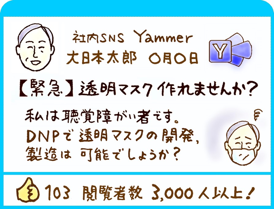 社内SNSイメージの画像