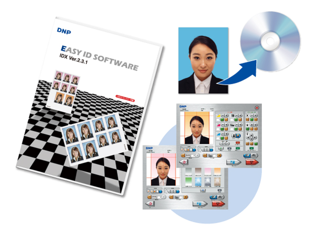 証明写真専用ソフトウェア　EASY ID SOFTWARE IDX Ver2.3.1のイメージ