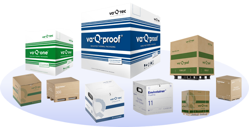 医薬品輸送向け高性能断熱ボックスシリーズ（旧：「va-Q-tec（バキュテック）」ボックス製品シリーズ）の製品写真