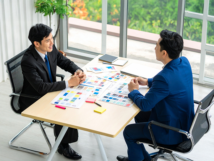 お客さまにヒアリング
