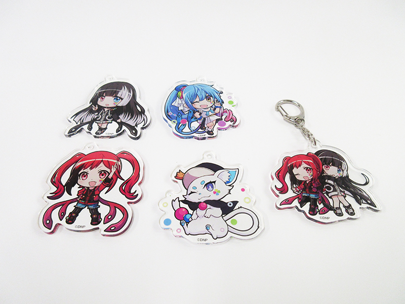 アクリルキーホルダーの一例