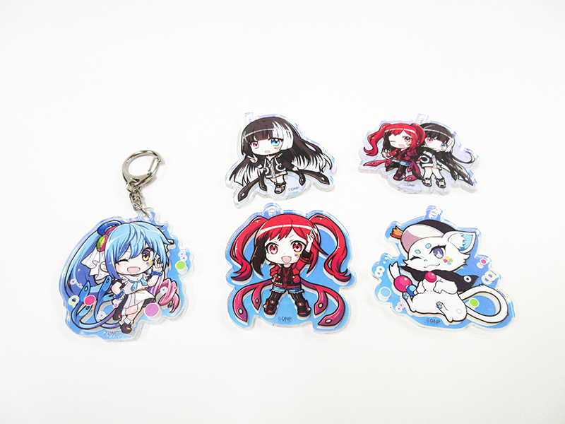 アクリルキーホルダー（オーロラ）の一例