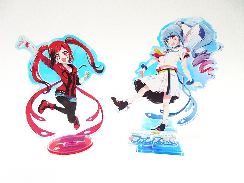 アクリルスタンド（オーロラ）の一例