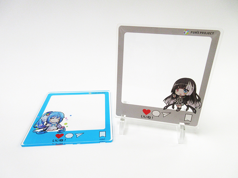 アクリルフォトフレームの一例