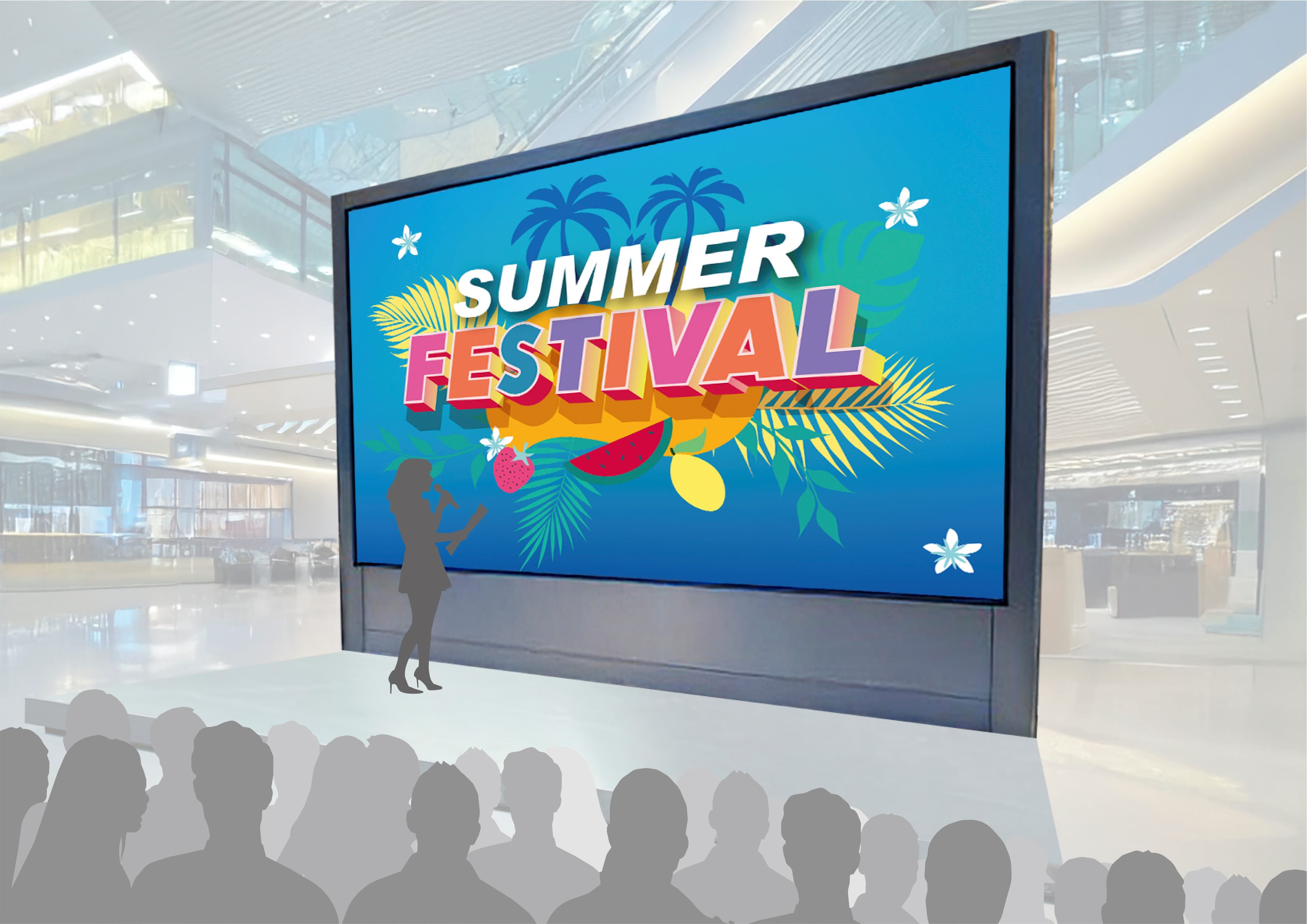 サイネージシーンの絵