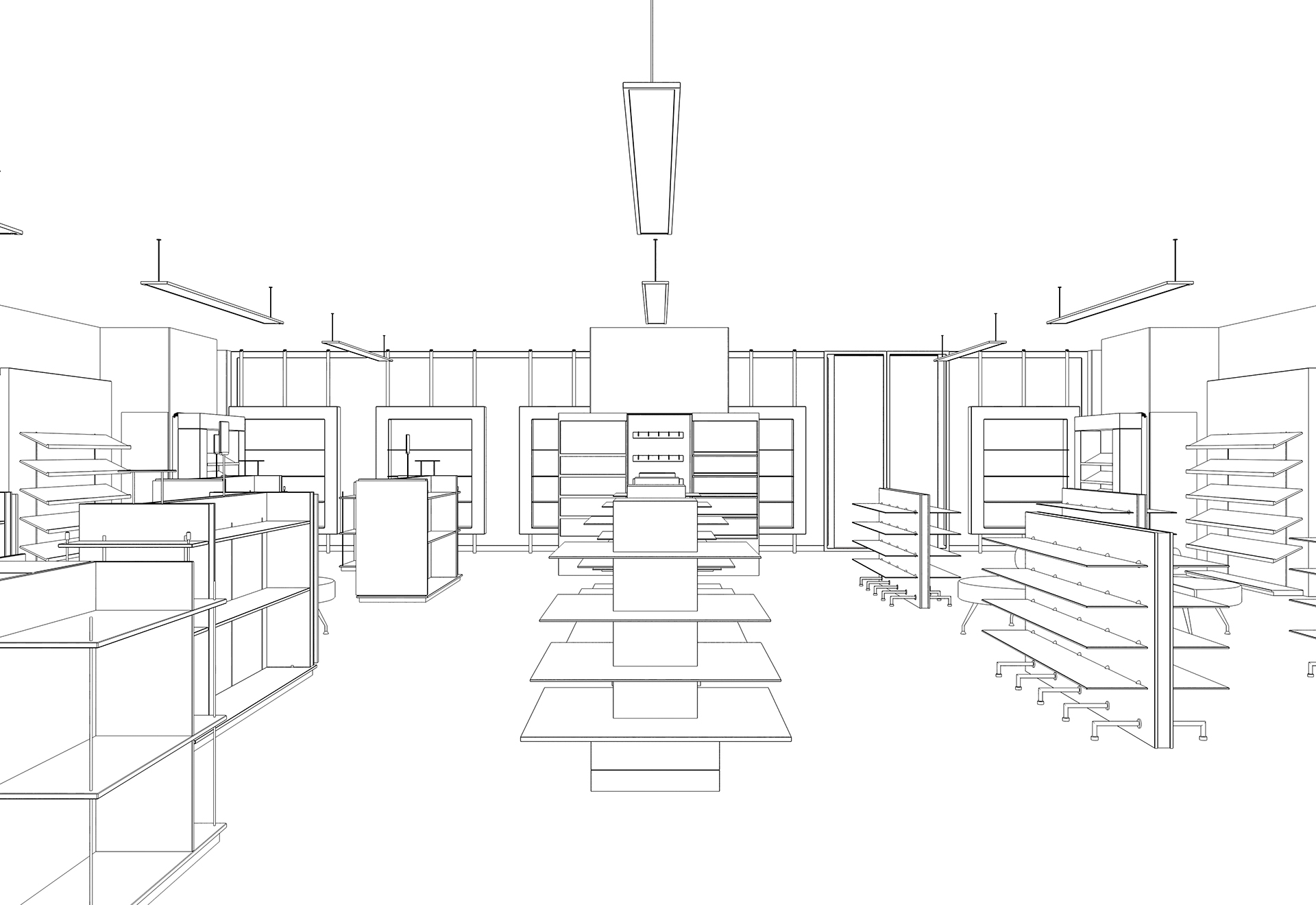 3D-CADの売場