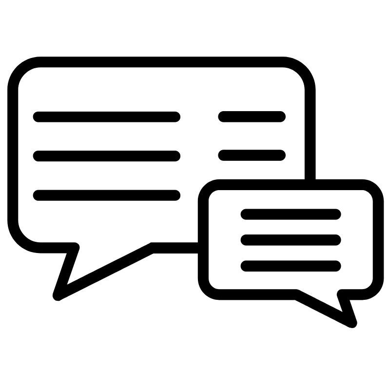 会話のアイコン