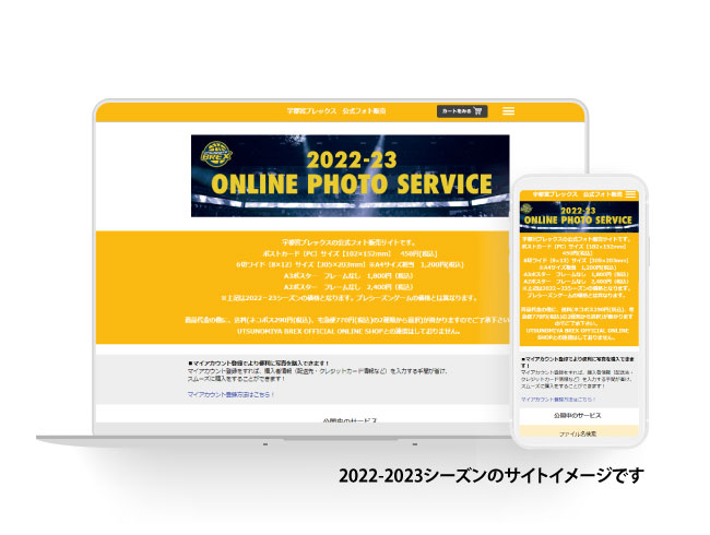 栃木ブレックスさま販売サイトイメージ