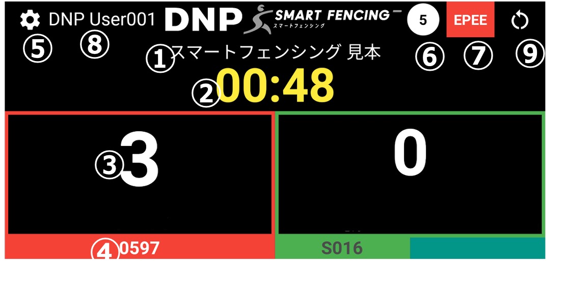 アプリ基本画面