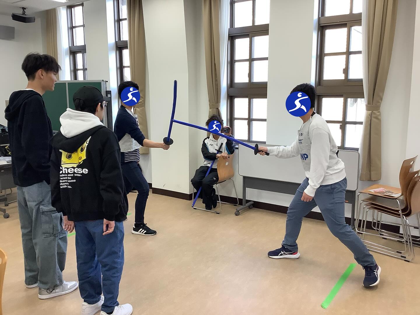 スマートフェンシング競技体験の写真