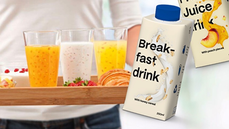 DNP･SIG Combibloc無菌カートン包材イメージ