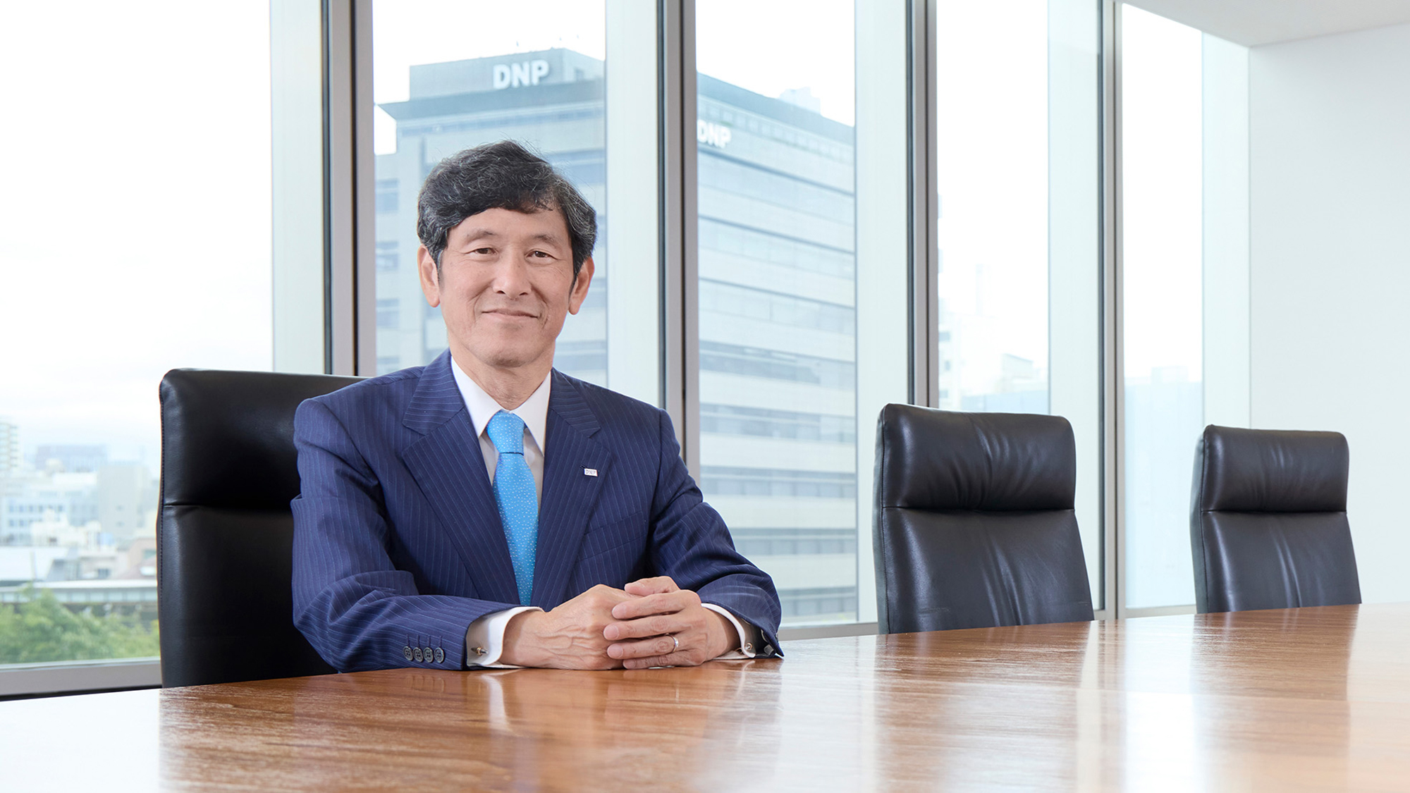 代表取締役社長の顔写真です。